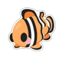 Clownfish Sticker - Ultra-Rare from Ocean Sticker Pack